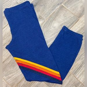 Aviator Nation Chevron Sweatpants - Royal